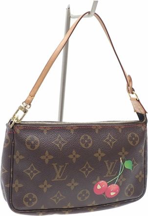 Louis Vuitton Monogram Cherry Monogram Pochette Pouch (Pre-Owned)