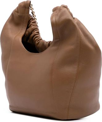 Loewe Hobo Bags - 2021-2025 Small Mellow Nappa Lambskin Squeeze Bag - Gr. unisize - in Braun - für Damen