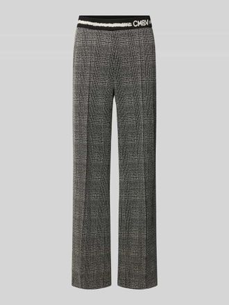 Cambio Cambio Hose aus Viskose-Mix mit Glencheck-Muster Modell AVA in Black, Gr&ouml;&szlig;e 32