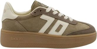 Back70 Back70 - XXL Sneaker - Dames - Schoenen - Beige - Maat: 41 EU Leer