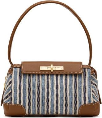 Hammitt Medium Lock Bag in Cabana Blue/brushed Gold at Nordstrom