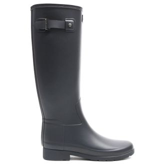Hunter Original Refined WF Rubber Womens Calf Length Boots - Navy - Size:UK 4