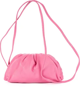 Bottega Veneta Pre-owned Womens Mini Pouch Crossbody Shoulder Bag - Pink - One Size