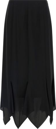 Valentino Garavani Silk Midi Womens Skirt