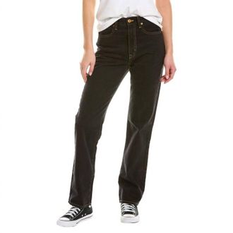 Slvrlake Denim Womens London Straight Jean In Night Flight