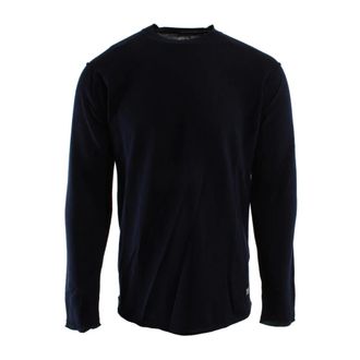 C.P. Company Rondgebreide trui - Heren - Longsleeves - Blauw - L - Tops
