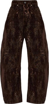 AllSaints Jett Broek - Dames - Loose Fit Jeans - Bruin - W25 - Katoen - Jeans
