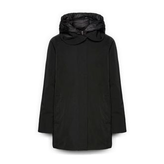 Elena Miro Jassen, Dames, Zwart, 3Xl, Polyester, Layering Donsjack