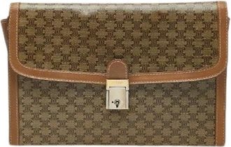 Celine Pre-owned Clutches, female, Beige, Size: ONE SIZE Pre-owned Plastic Clutch