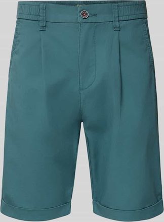 Lerros Chino Shorts mit Ges&auml;&szlig;leistentaschen in Gruen, Gr&ouml;&szlig;e 31