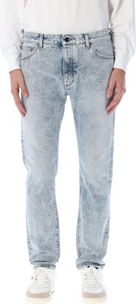 Palm Angels Light Blue Straight Jeans