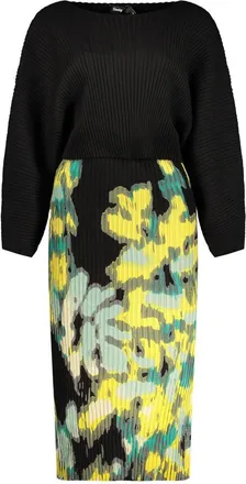 Desigual Black Viscose Womens Womens Dress