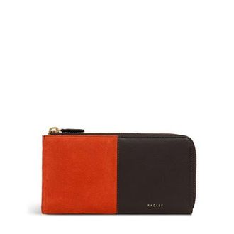 Radley London Chilworth Street Large Zip Around Wallet in Flame at Nordstrom