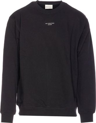 Dr&ocirc;le de Monsieur Black Le Slogan Classique Sweatshirt