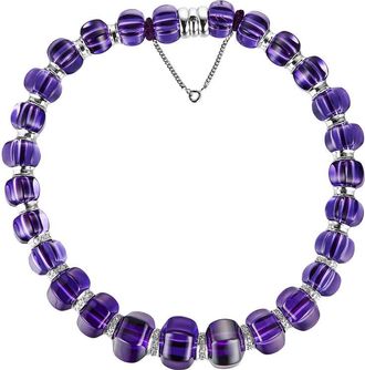 Baccarat Sherazade Large Parma Violet Necklace