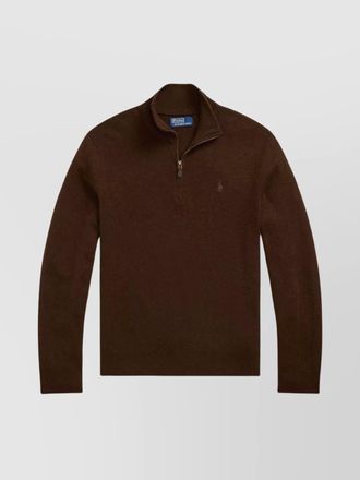 Polo Ralph Lauren ribbed cuff and hem knit sweater