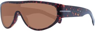 HUGO BOSS Shield Zonnebril - Heren - Zonnebrillen - Bruin - ONE Size - Accessoires
