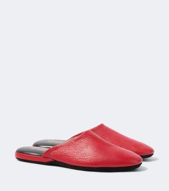 Charvet Slippers de piel