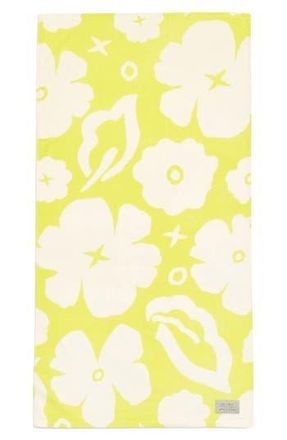 Slowtide Xoxo Beach Towel in Citron at Nordstrom Rack