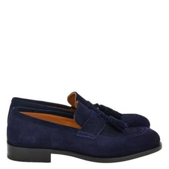 Ferragamo Duca Suede Tassel Loafers, Size 9 E