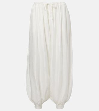 Rotate Striped balloon pants