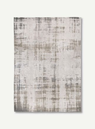 Louis De Poortere Dise&ntilde;o De Polvo Veneciano - Alfombra Abstracta Atlantic - Hecha En B&eacute;lgica - Acabado A Mano - Antideslizante Natural - 100% Poli&eacute;ster - Padua Beige - 
