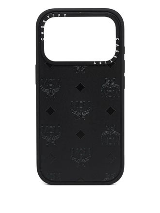 MCM x Casetify monogram-pattern iPhone 17 Pro case - Black