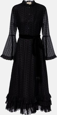 Valentino Abito chemisier Daisy Sangallo in cotone con cintura