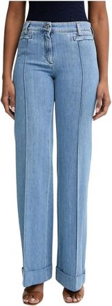 Missoni Straight Jeans - Dames - Regular Fit Jeans - Blauw - L - Katoen - Jeans
