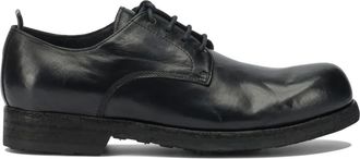 Officine Creative Bulla DD 101 novak derby shoes - men - Calf Leather/Calf Leather/Rubber/Calf Leather - 43 - Black