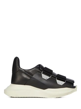 Rick Owens Black Strap Sneakers