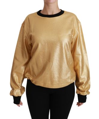 Dolce & Gabbana Dolce Gabbana Metallic Sweatshirt Goud