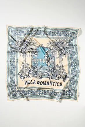 Alemais Villa Romantica Silk Hair Scarf