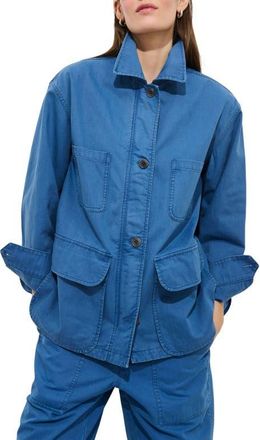 Alex Mill Cotton Painter Jacket in Washed Cobalt at Nordstrom, Size X-Large