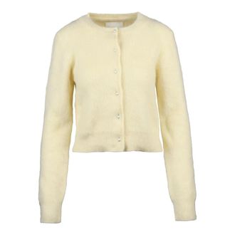 Maison Margiela Truien & Vesten, Dames, Beige, M, Rebecchina Girocollo Cardigan
