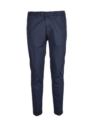BRIGLIA 1949 Classic Cotton Trousers - Multicolor