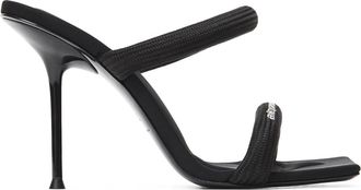 Alexander Wang Alexander Wang, Heeled Mules, female, Black, Size: 7 1/2 US Pink Pumps Sandal Chic Style