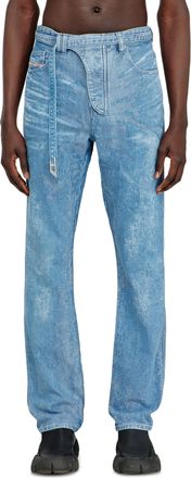 Diesel Slim Jeans - D-JUREN - Jeans - Man - Blue