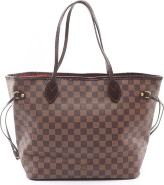 Louis Vuitton Brown Ebene Coated Canvas Leather Tote Bag (Pre-Owned)