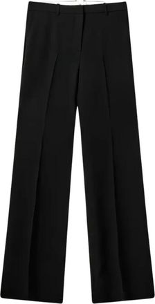 The Garment Crepe Wijde Broek - Dames - Wijde Broeken - Zwart - S - Polyester - Broeken