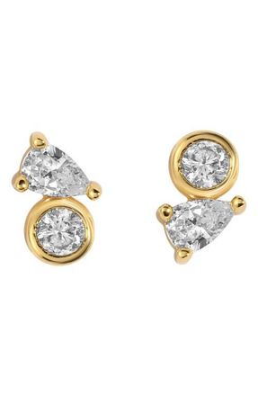 Lili Claspe Bryn Mini Stud Earrings in Gold at Nordstrom