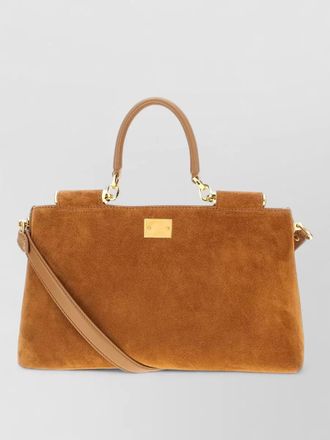 Dolce & Gabbana vittoria suede leather shoulder bag