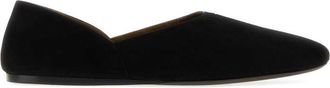 Khaite Black Slip-on Ballet Flats