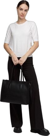Coccinelle Womens Handbag Black Cowhide