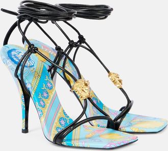 Versace Sandali La Medusa in pelle