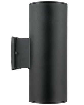 Eglo Eglo Ascoli 2 Light Outdoor Wall Light With Black Finish & Clear Glass