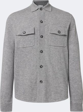 Allude Camicia in maglia di lana e cashmere