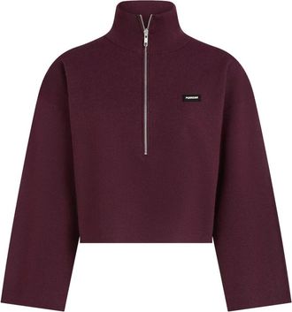 Penn & Ink Jumper - Dames - Sweatshirts & Hoodies - Paars - Maat: M Wol