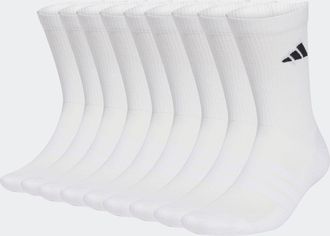 adidas Funktionssocken ADIDAS PERFORMANCE C ESS CRW 10PP, Damen, Gr. L (43/45), wei&szlig;, schwarz, Obermaterial: 56% Baumwolle, 40% Polyester, 3% Elasthan, 1% Po