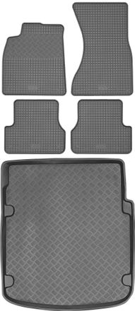 OEM Juego De Alfombrillas De Goma Para Coche Y Maletero Para Audi A7 I 4g8 Sportback (2010-2017)